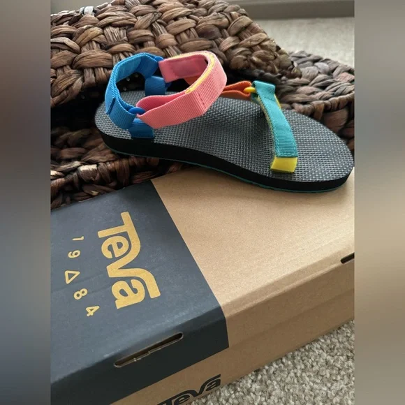 Teva Kids' Multicolor Strap Sandals - Picture 3 of 13